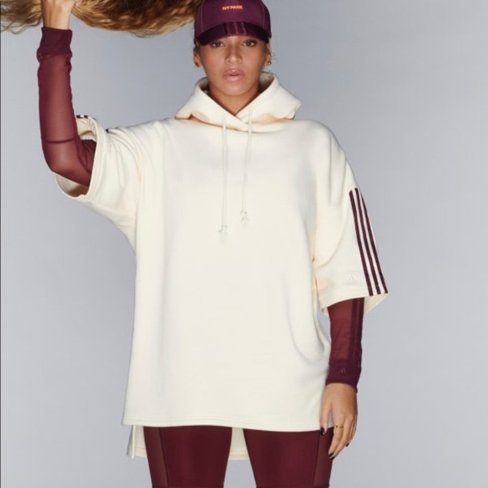 IVY PARK x ADIDAS ECRU HOODIE